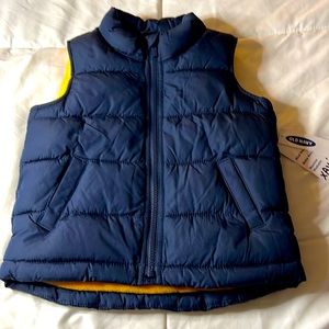 Kids vest navy blue
